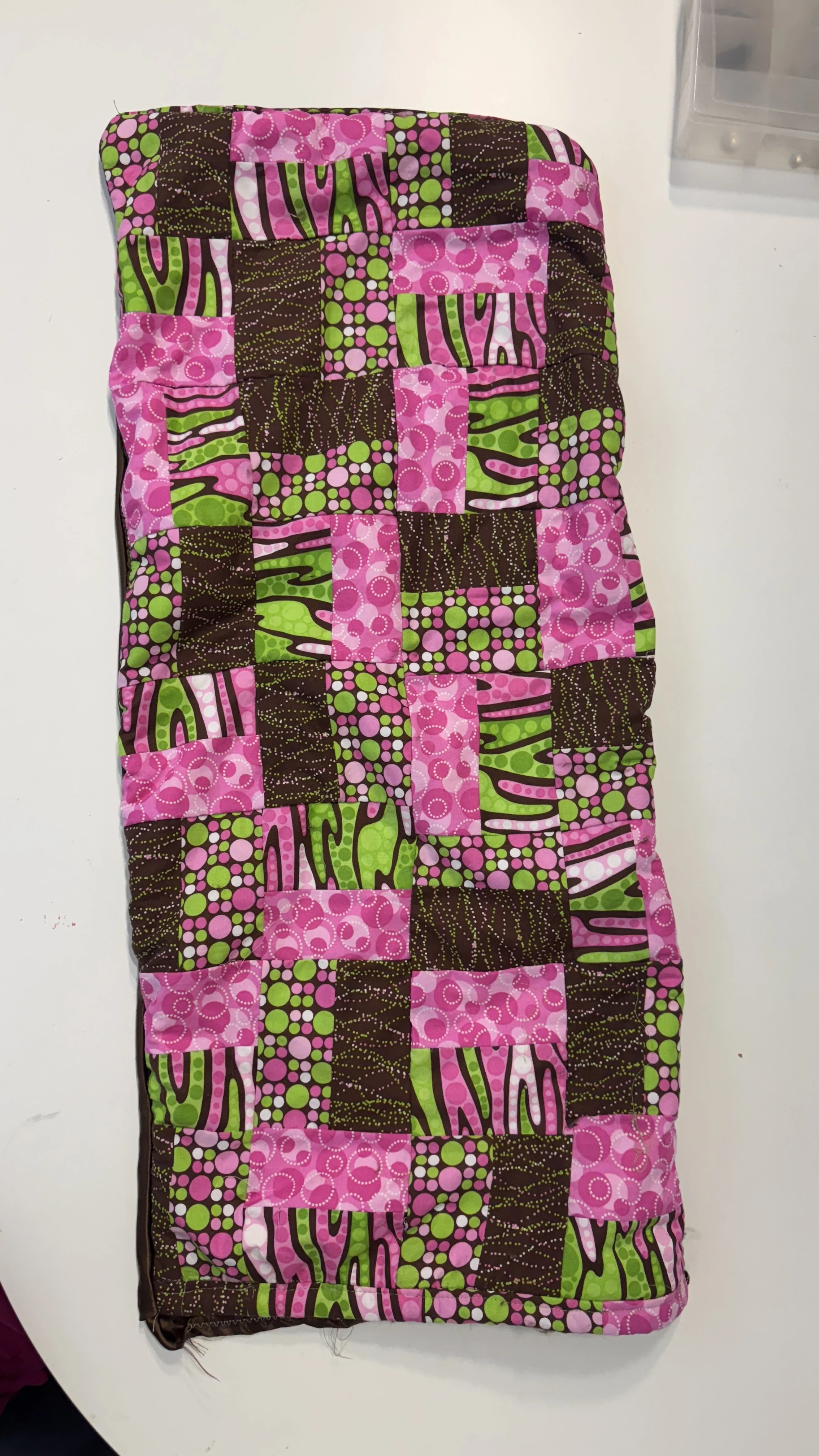 "Roots: Quilted Pillowcase" 2024, Assorted Fabric