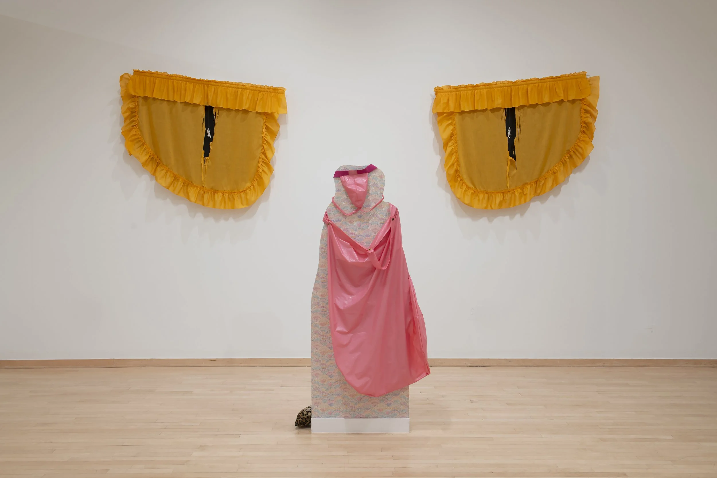 "The Cat's Mouth
cuts like pinking shears" Installation View. Photo Credit: John Carlano