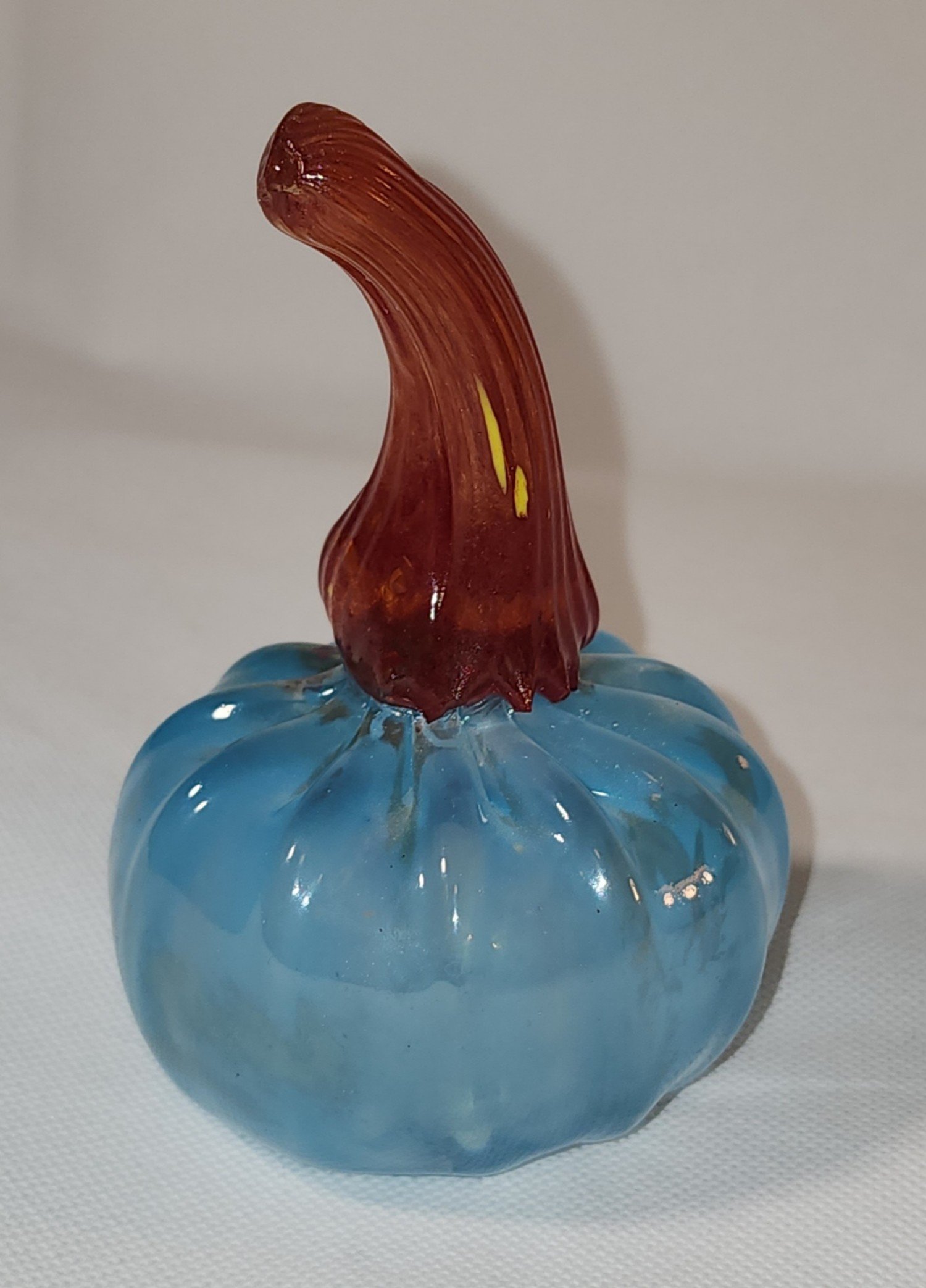 Glass Pumpkin, 2023, Glass, 4” x 6”