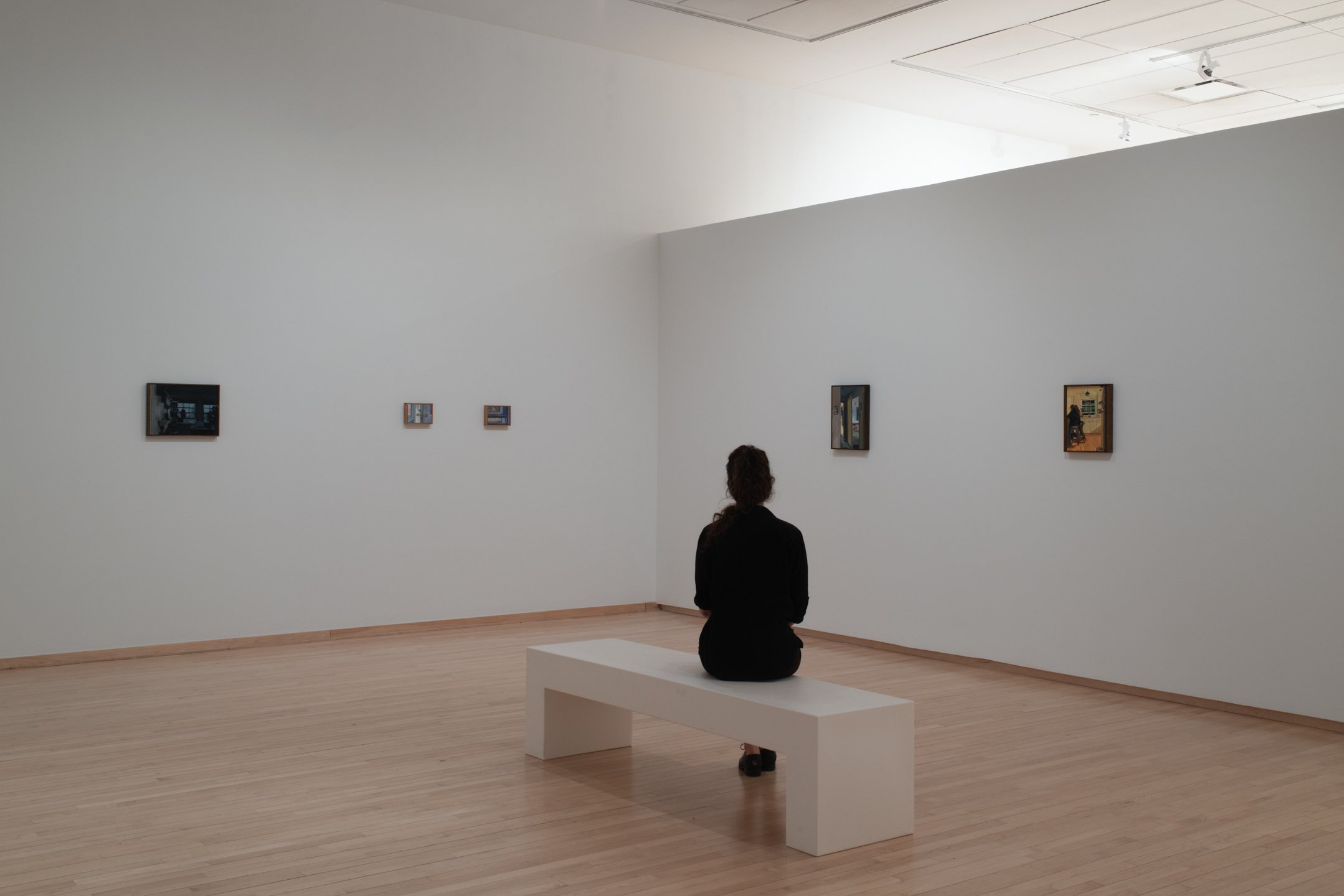 Installation Shot of "Hiraeth" with viewer, 2025, Photo Credit: Neighboring States