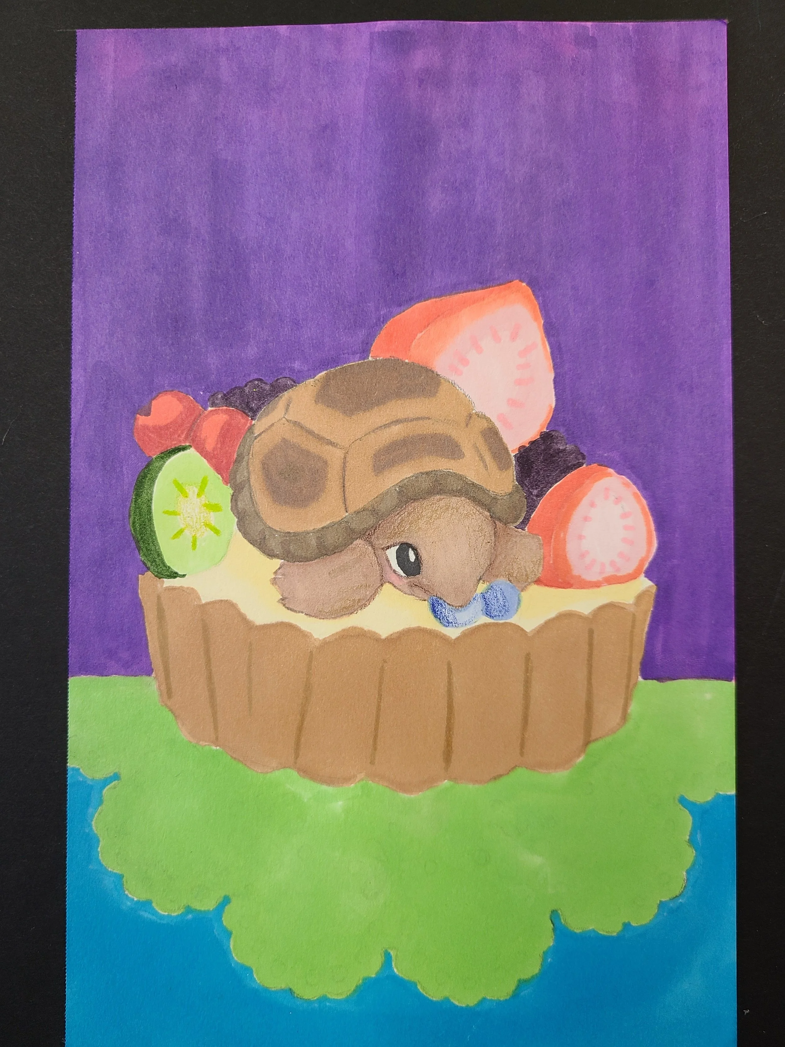 "Desert Desserts" 2 of 4. 2022. Ink on paper. 5" x 7" 