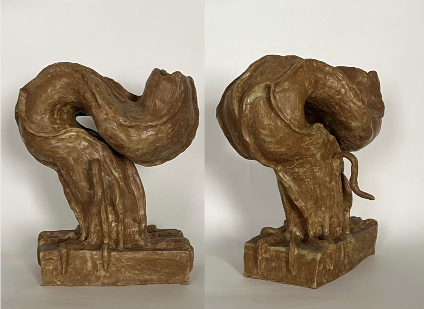 "Bonsai" 2023, Ceramic, Hand coiled, 9" x 12" x 6"