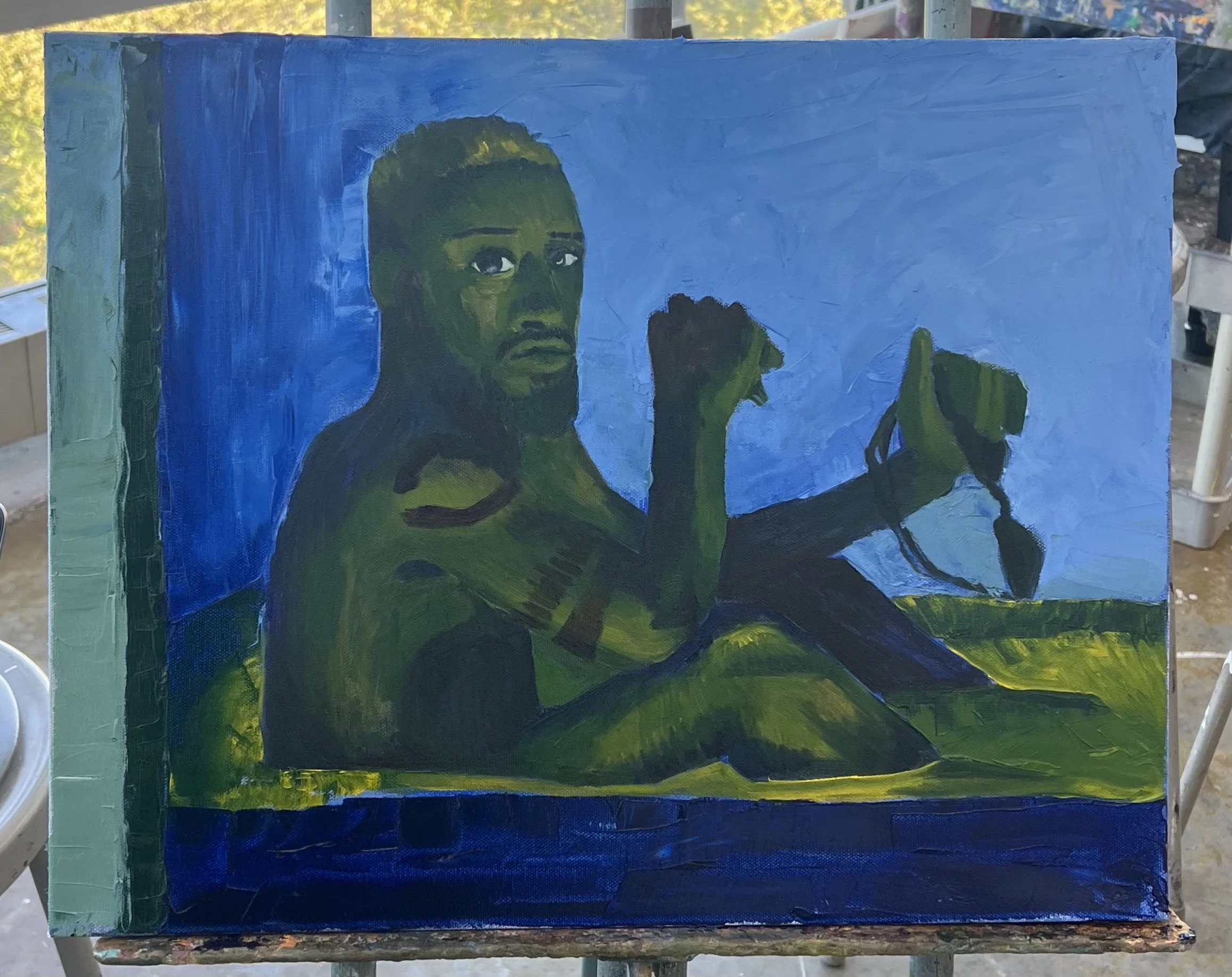 "It Was All a Dream" 2024, Oil on Canvas, 20" x 16"