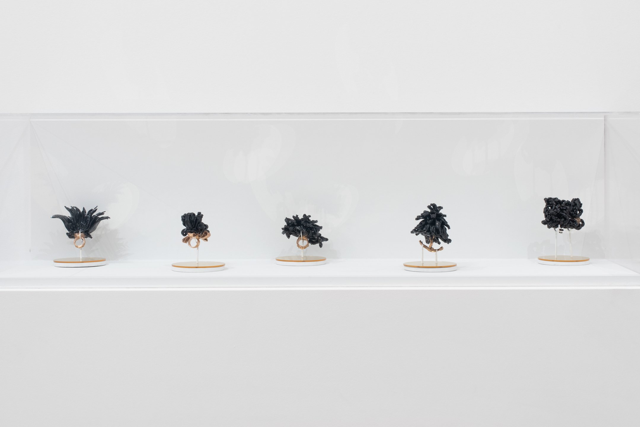 "Echo of Excess 1-4" and "Lingering Fossil 1" Dimensions Variable, Photo Credit: Neighboring States