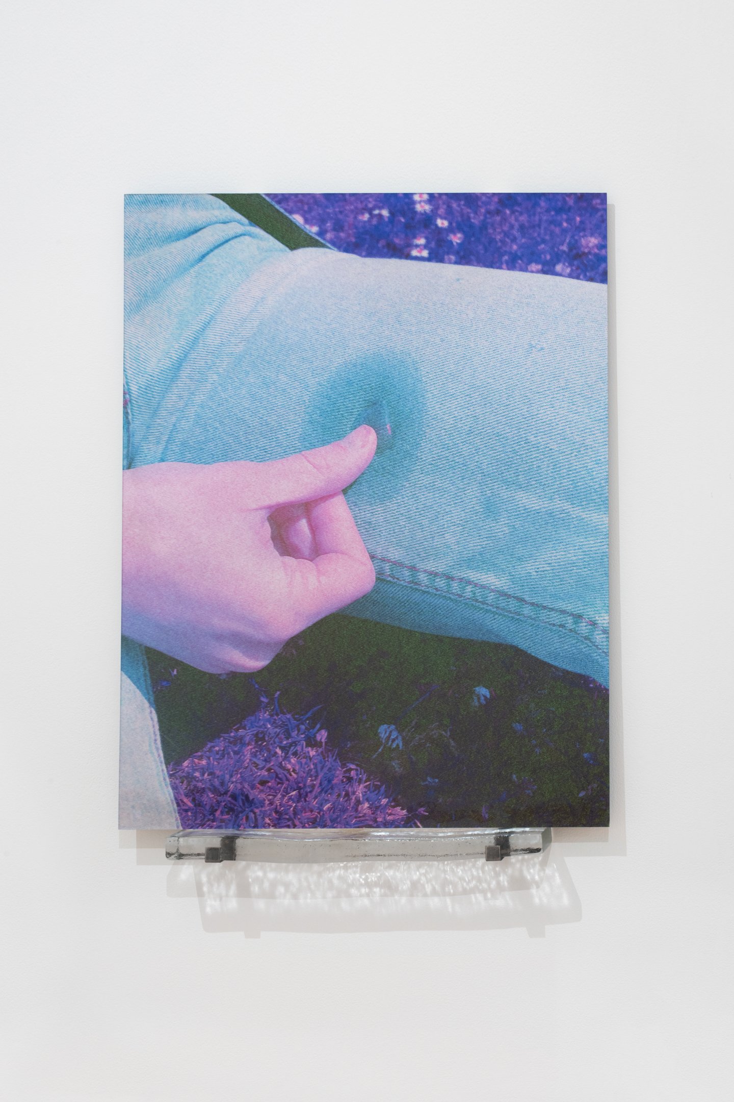 "as long as you want (for danny)", 2025,
Photograph on mirrored aluminum, glass. Photo Credit: Neighboring States