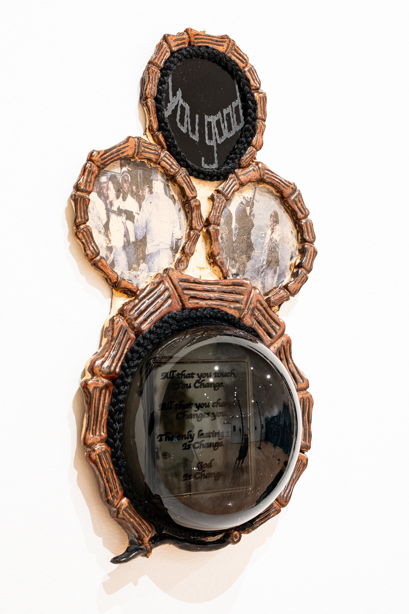 "Translation:IWAMFW"
CeramicGlassMirror
7.5inx18in
Photo Credit: Dilmar Gamero