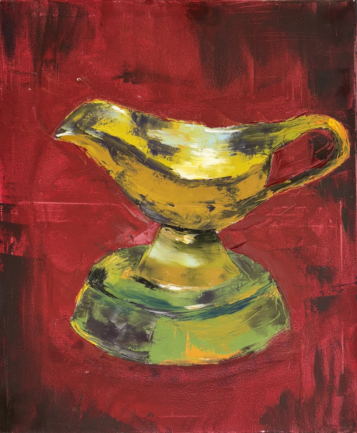 Genie Lamp, 2023, oil paint, 20 x 24