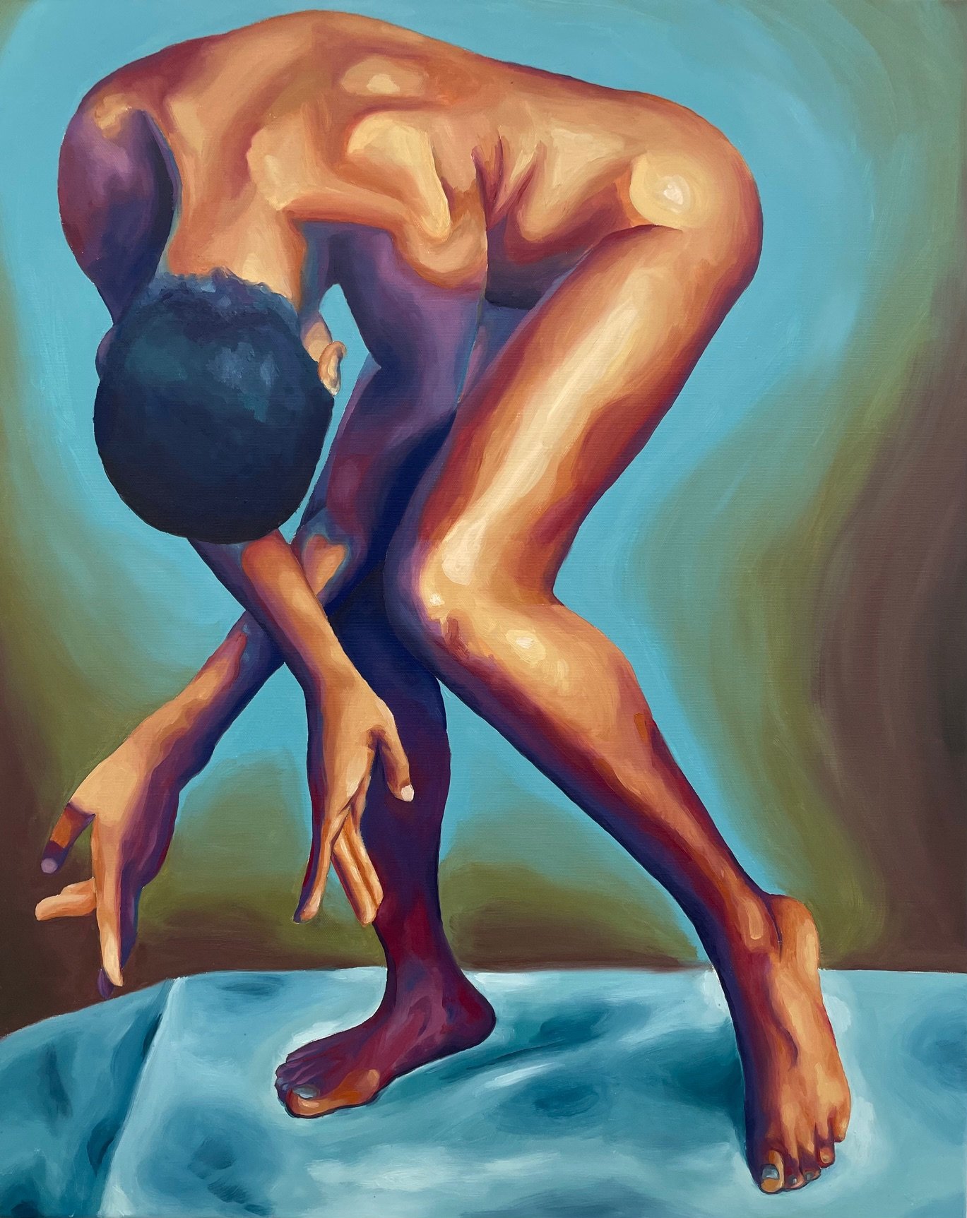 Bound, 2024, Oil Painting, 24x30 inch