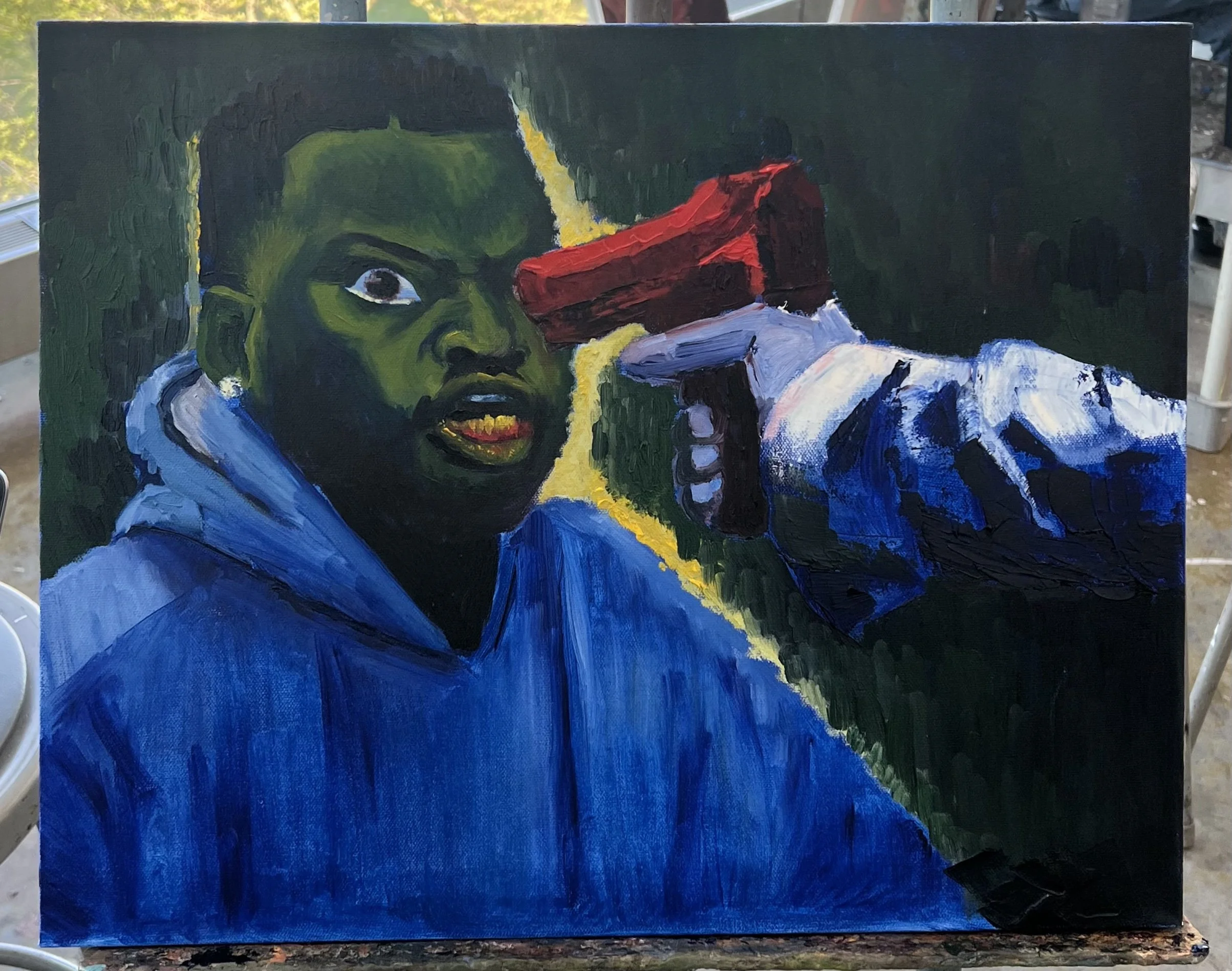 "Woods" 2024, Oil on Canvas, 20" x 16"