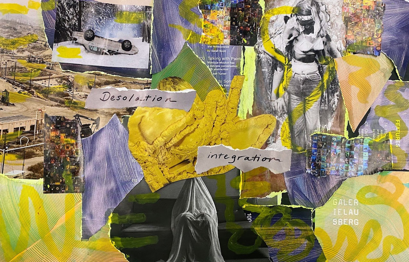 untitled, paper collage, 2022