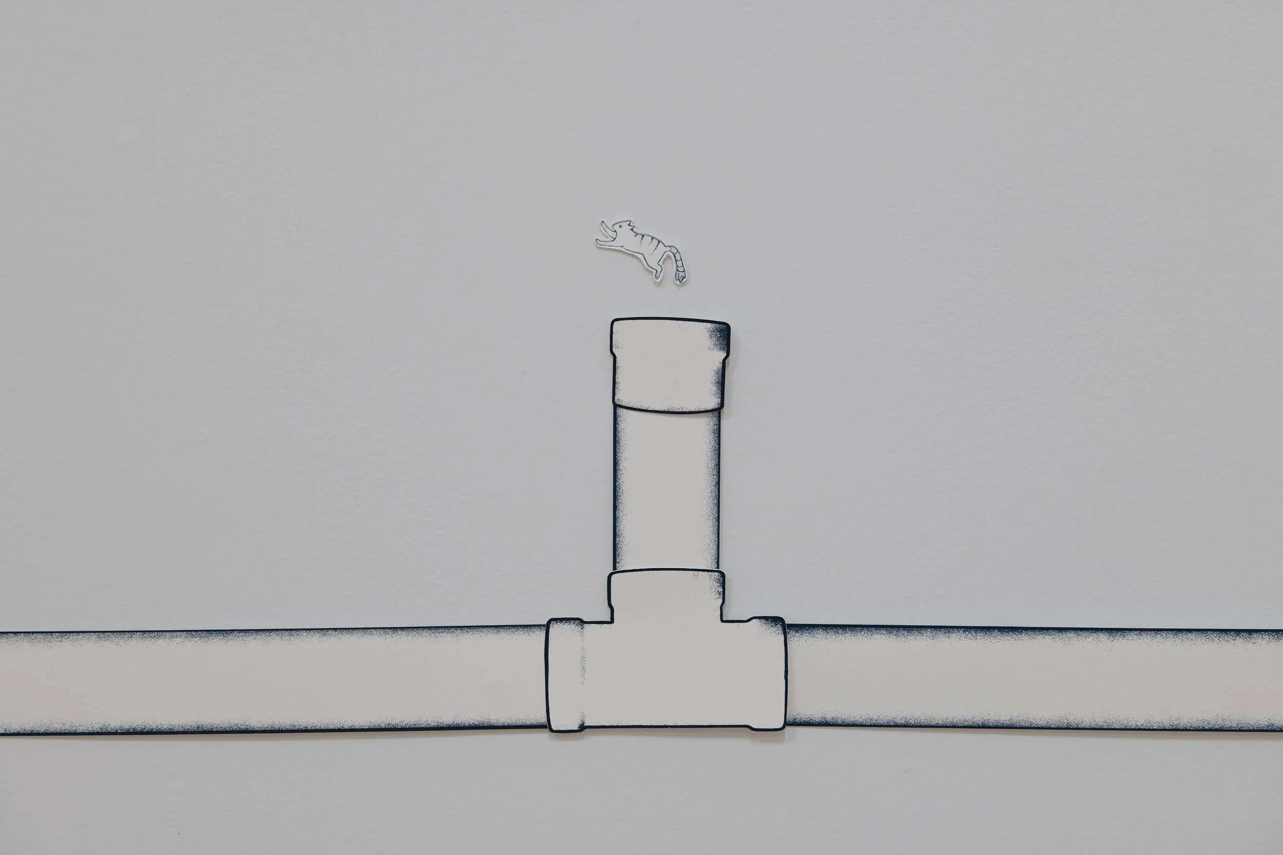 "Inner Workings" (detail)
Installation, screenprint, etching. Dimensions 
variable 
Photo credit: John Carlano