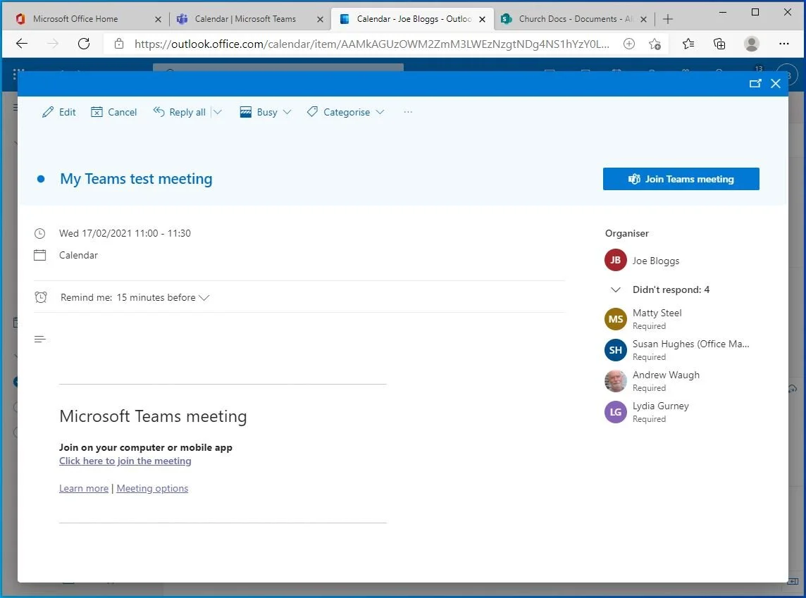 Not the “Microsoft Teams meeting” text at the bottom. This shows you that the meeting includes Teams video calling.While still in Outlook, let’s schedule a meeting, so we can see the difference.As mentioned earlier, when you schedule a meeting in Ou…