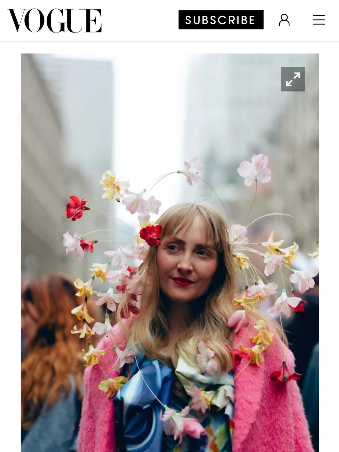 So honored to be featured in @voguemagazine !!! Thank you @amirbangs 📸🙏 And thank you @passionflowersue for your amazing teaching and inspiration. 🌼🌸🌺 And @higginsnyc for always helping me follow my passions. So excited!!!