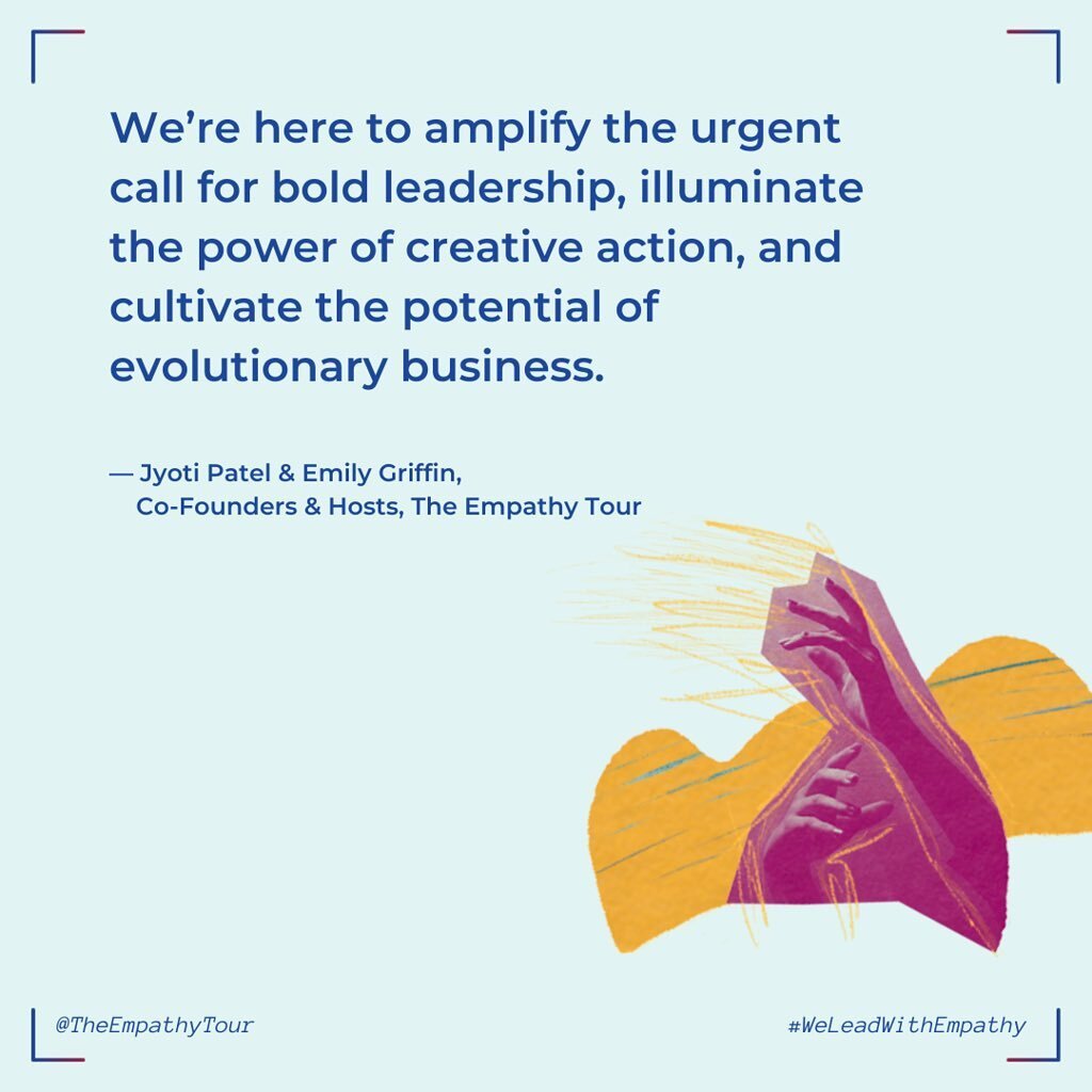 Friends of The Empathy Tour,⁣
⁣
As we draw to the end of our finale week on tour, we&rsquo;d like to invite you to reflect back on 2020 with us. Share this post with your connections and spread the message #WeLeadWithEmpathy⁣
⁣
This season we introdu