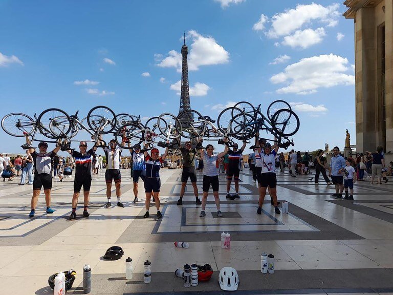 🇬🇧 to 🇫🇷 by 🚴&zwj;♀️