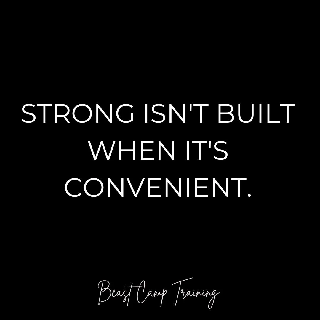 Strong is built when you&rsquo;re tired.
When it&rsquo;s cold.
When your alarm goes off and you&rsquo;d rather hit snooze.
When your day has already been long&hellip; and you still show up.

#beastcamptraining #bestrong #nomoreexcuses