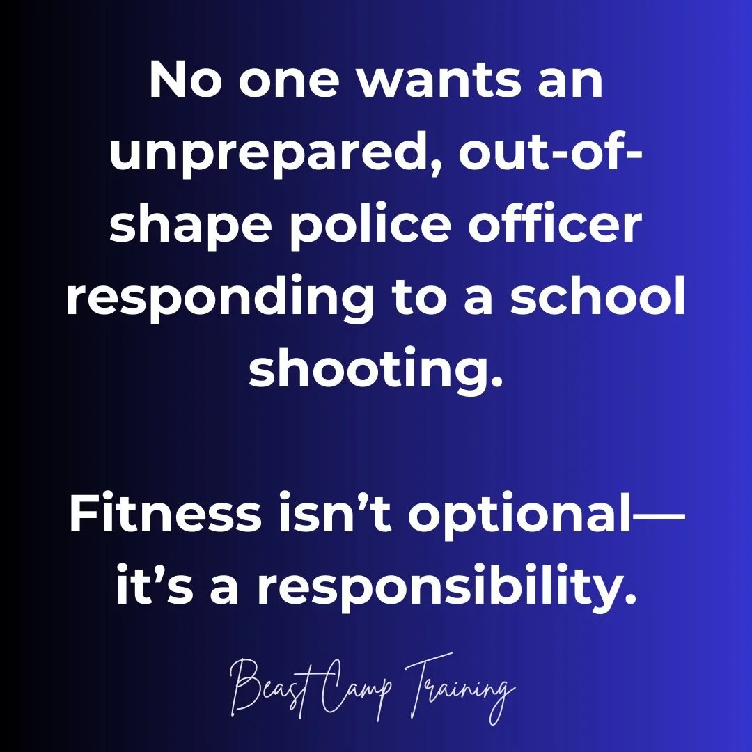 We should expect the fittest, sharpest, most capable officers protecting our children when seconds matter and chaos is real.

So why are we still accepting the opposite?

#policefitness #firforduty #fitforlife