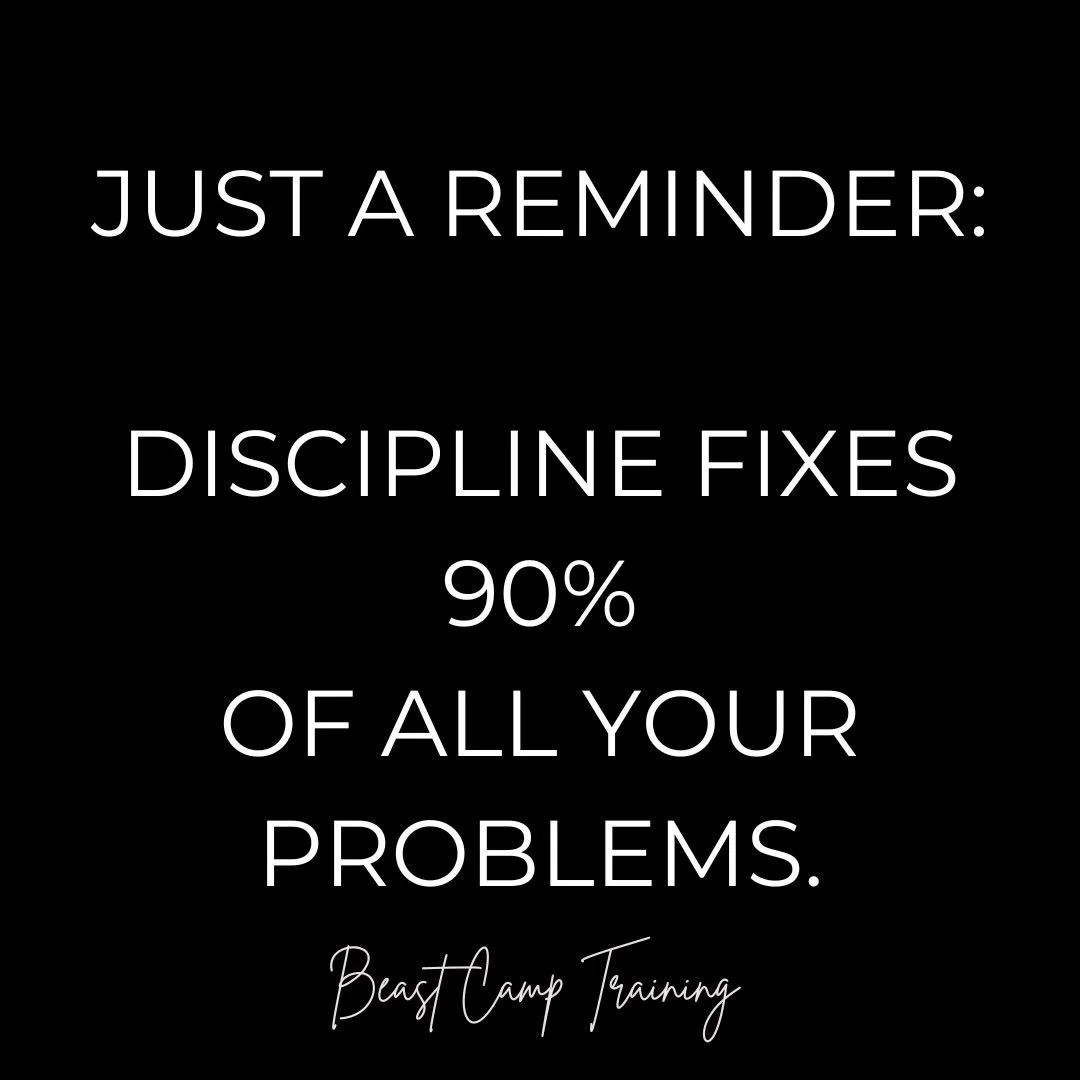 JUST A REMINDER:

Discipline fixes 90% of your problems.

Not motivation.
Not luck.
Not waiting for the &ldquo;right time.&rdquo;

Discipline is showing up when you don&rsquo;t feel like it.
It&rsquo;s choosing growth over comfort.
It&rsquo;s doing t