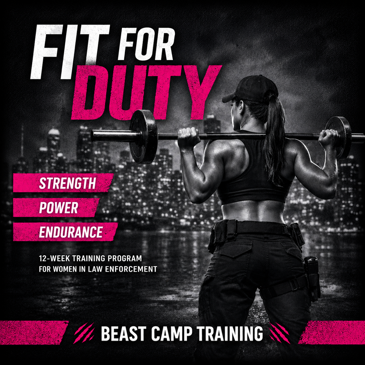 Fit For Duty Workout Plan - 12 Week Workout Program for Women in Law Enforcement