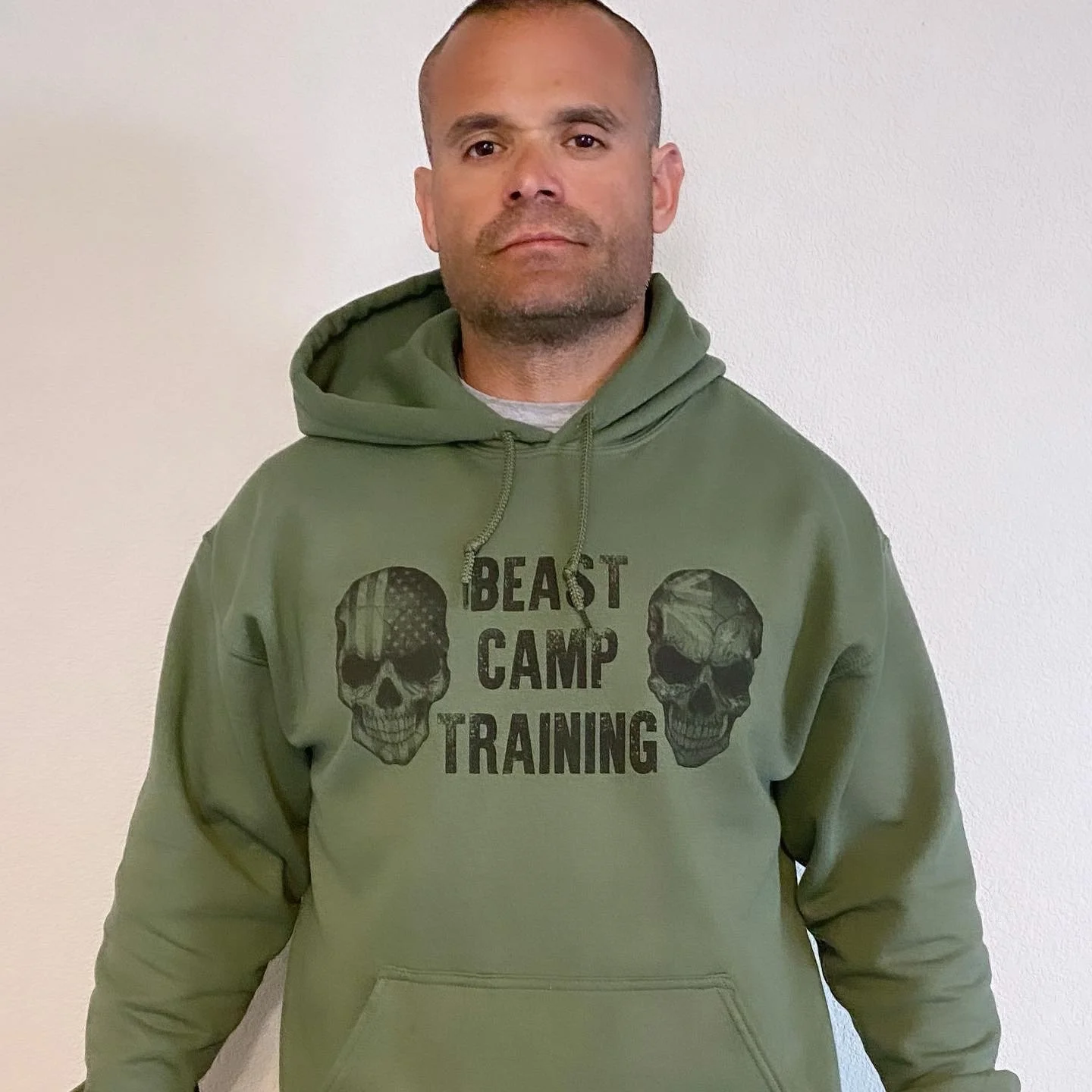 Beast Camp Training Army Green Hoodie