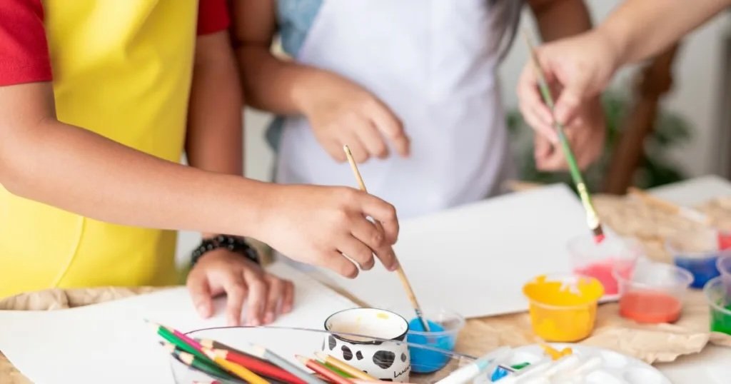 In the Beginning….A Painting Class for Kids