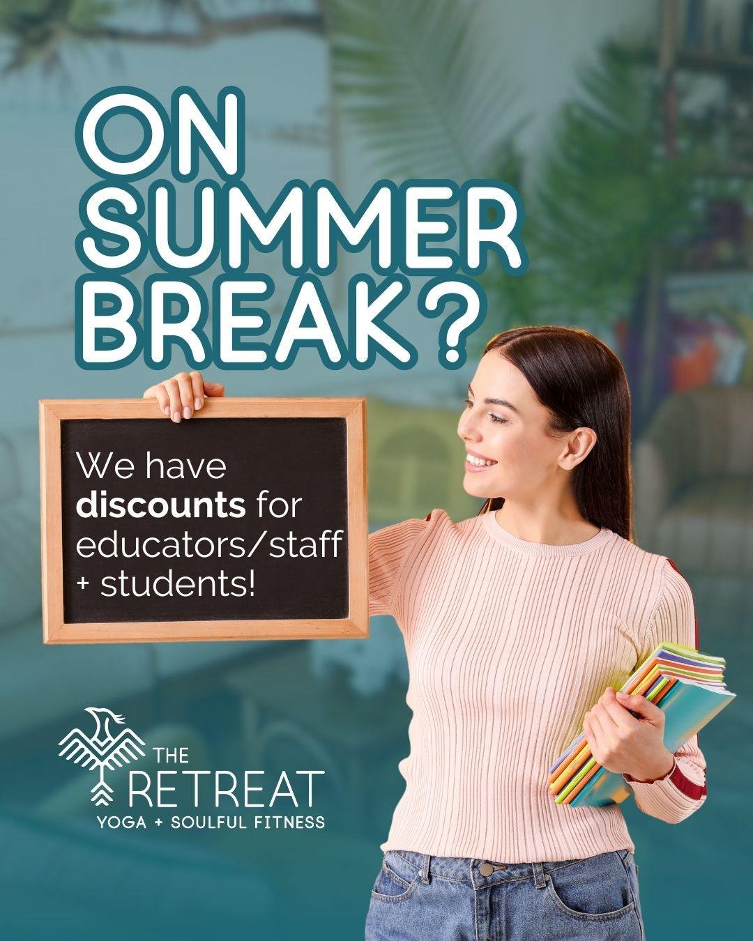 🌞 SCHOOL'S STILL OUT &amp; The School's Out Pass is about to expire on the 30th!! 🌞

If you&rsquo;ve been meaning to slow down, move your body, and reconnect &mdash; this is your gentle nudge to grab your passes at a DISCOUNTED rate to return inwar