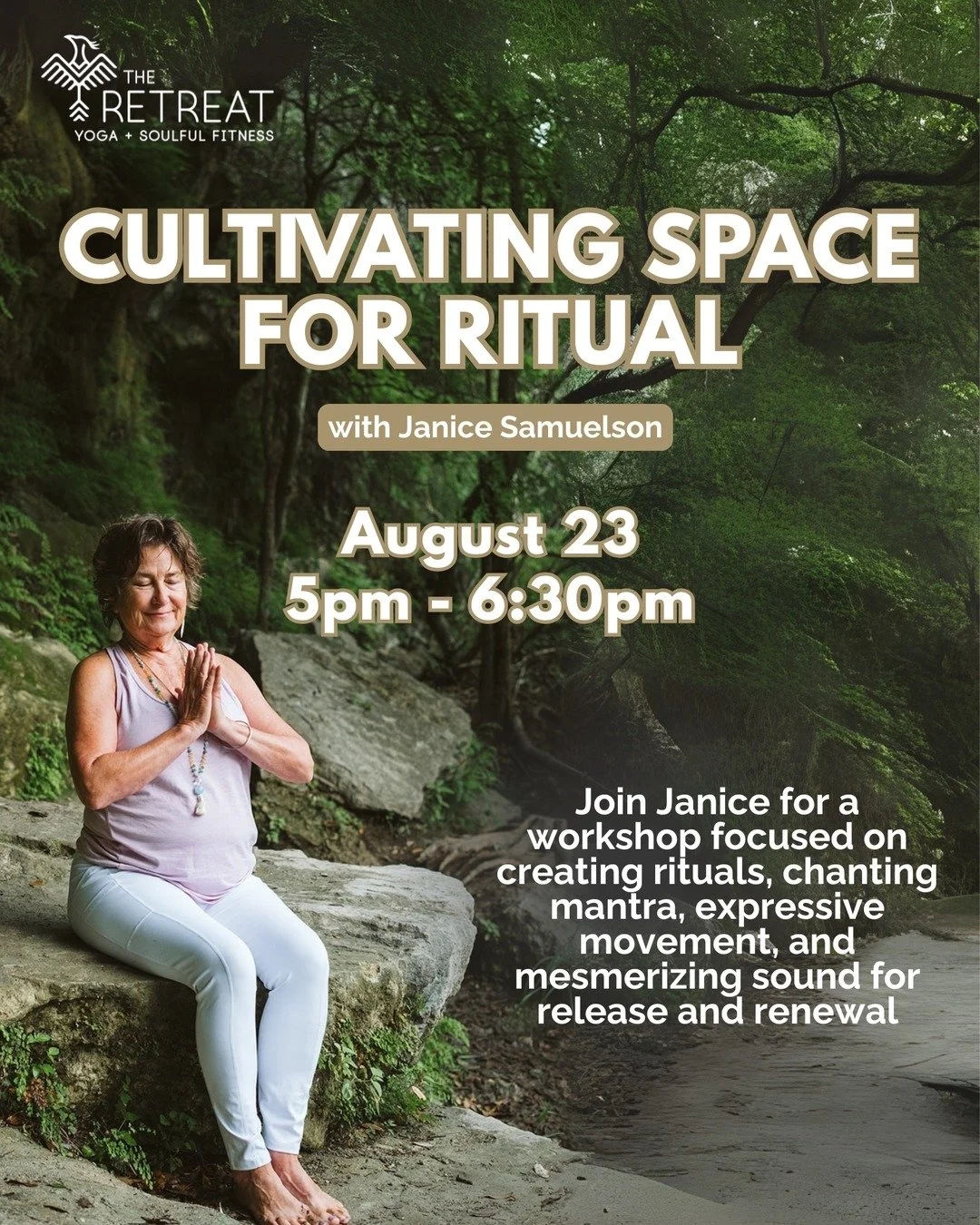 ✨Join Janice to create rituals for release and renewal. Just TWO weeks away!✨

In this workshop, we will explore how creating rituals can cultivate a space of remembrance&mdash;honoring our experiences, our ancestors, and our past. 

Rituals help us 