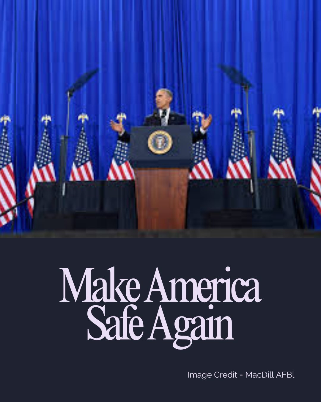 Make America Safe Again

America has always been both flawed and great. We are a country that was founded on the principles of freedom, democracy, and the rule of law, although we have not always lived fully into those principles. Regardless, America