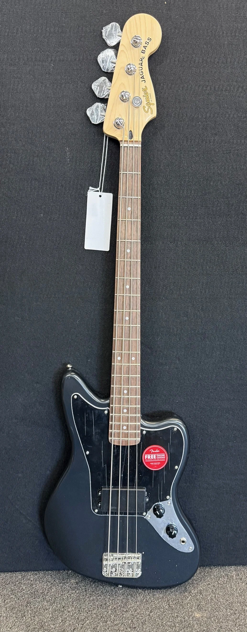 Squier Affinity Jaguar Bass H- Charcoal Frost Melallic