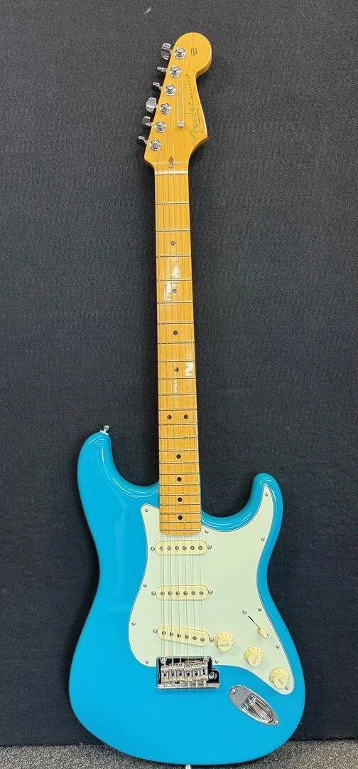 Used Fender American Pro II Strat-Miami Blue with case