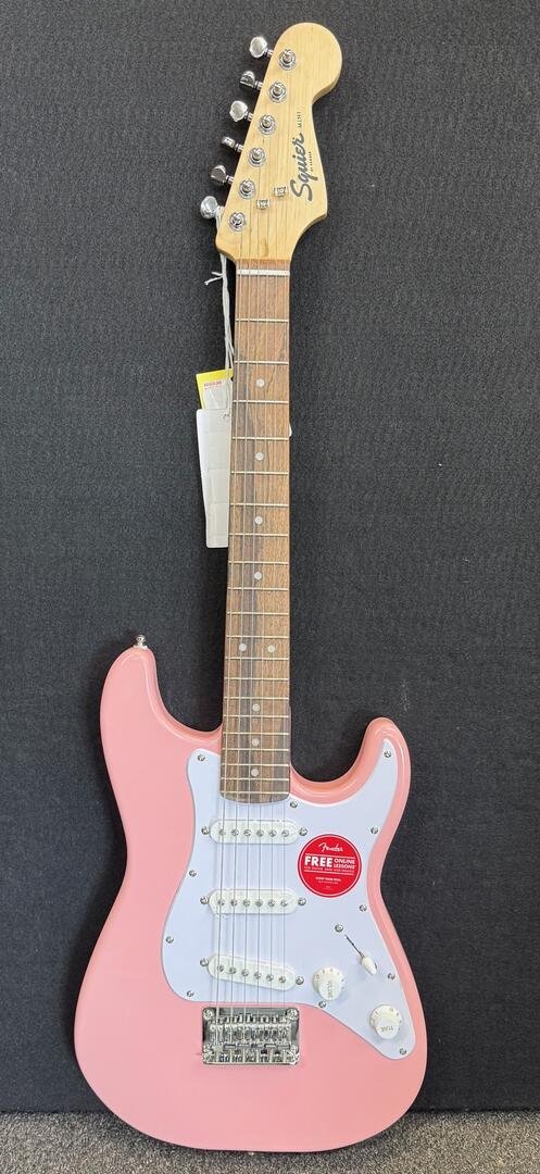 Squier Mini Strat-Shell Pink