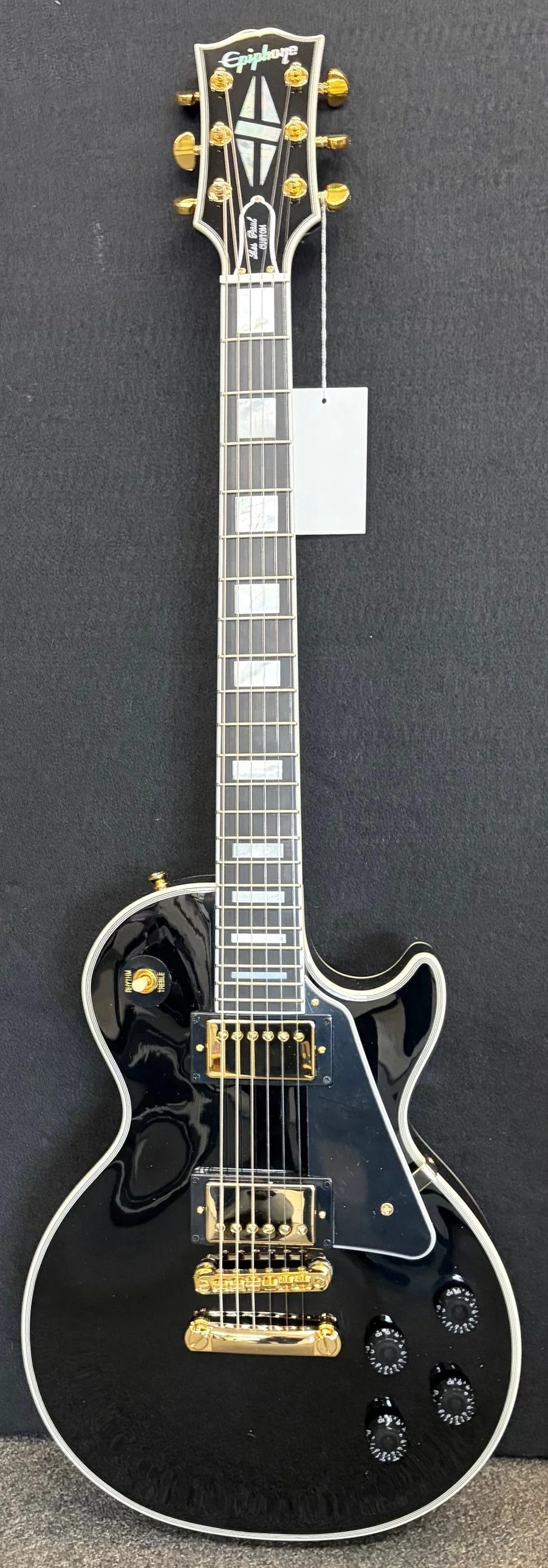 Epiphone Inspired by Gibson Les Paul Custom- Ebony with hard case