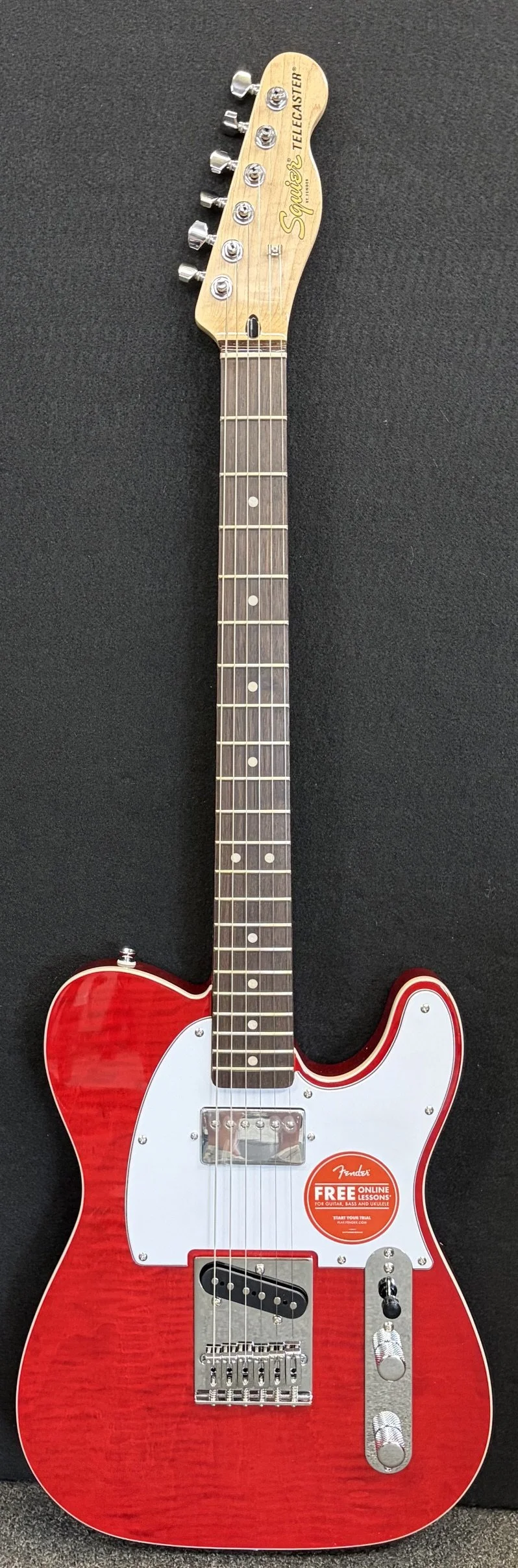 Squier Affinity FMT SH-Transparent Red