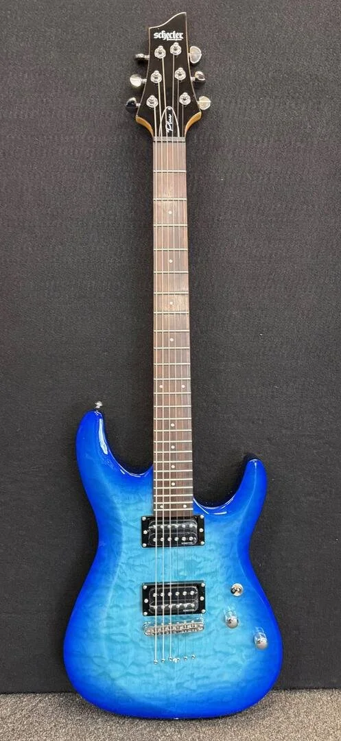 Schecter C-6 Plus- Ocean Blue Burst