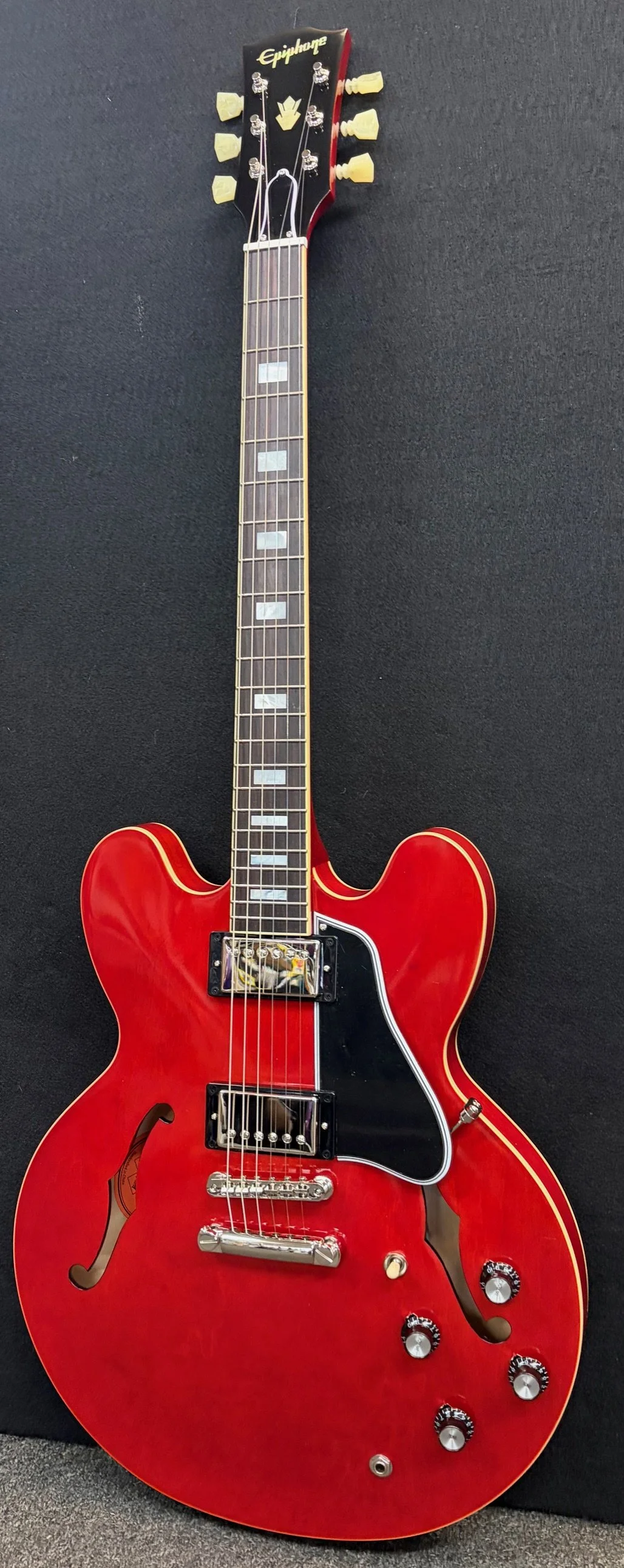 EPI Inspired by Gibson '62 ES-335 Reissue-Cherry