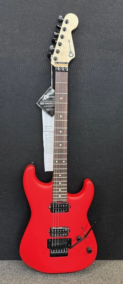 Charvel Pro Mod San Dimas Style 1 HH FR-Satin Ferrari Red