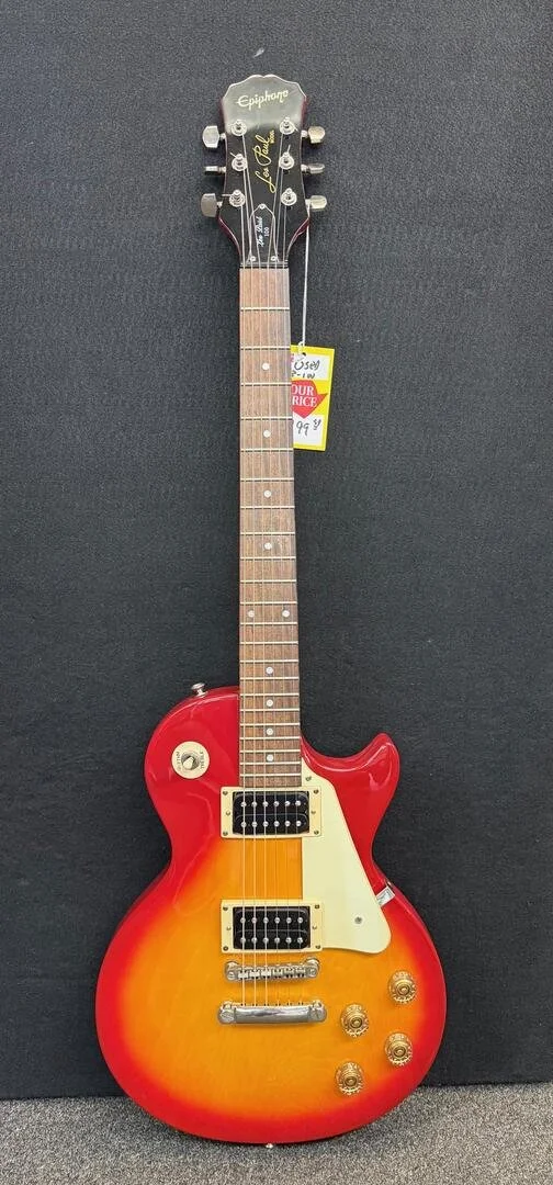 Used Epiphone LP 100- Cherry Sunburst