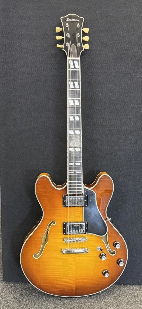 Used Eastman T-486- Goldburst with case