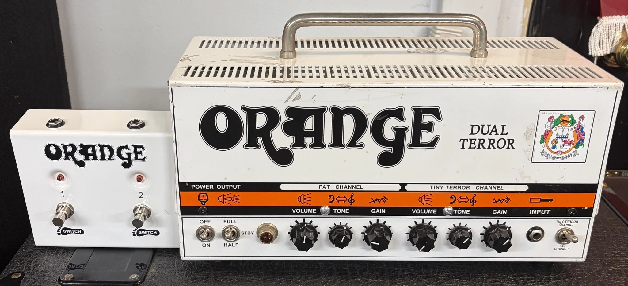Used Orange Dual Terror Head with Footswitch