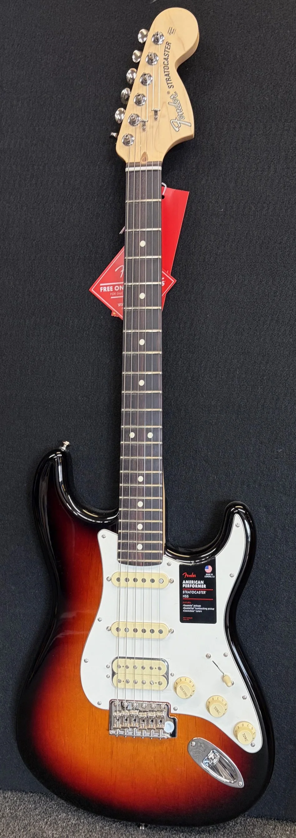 Used 2025 Fender American Performer HSS-Sunburst