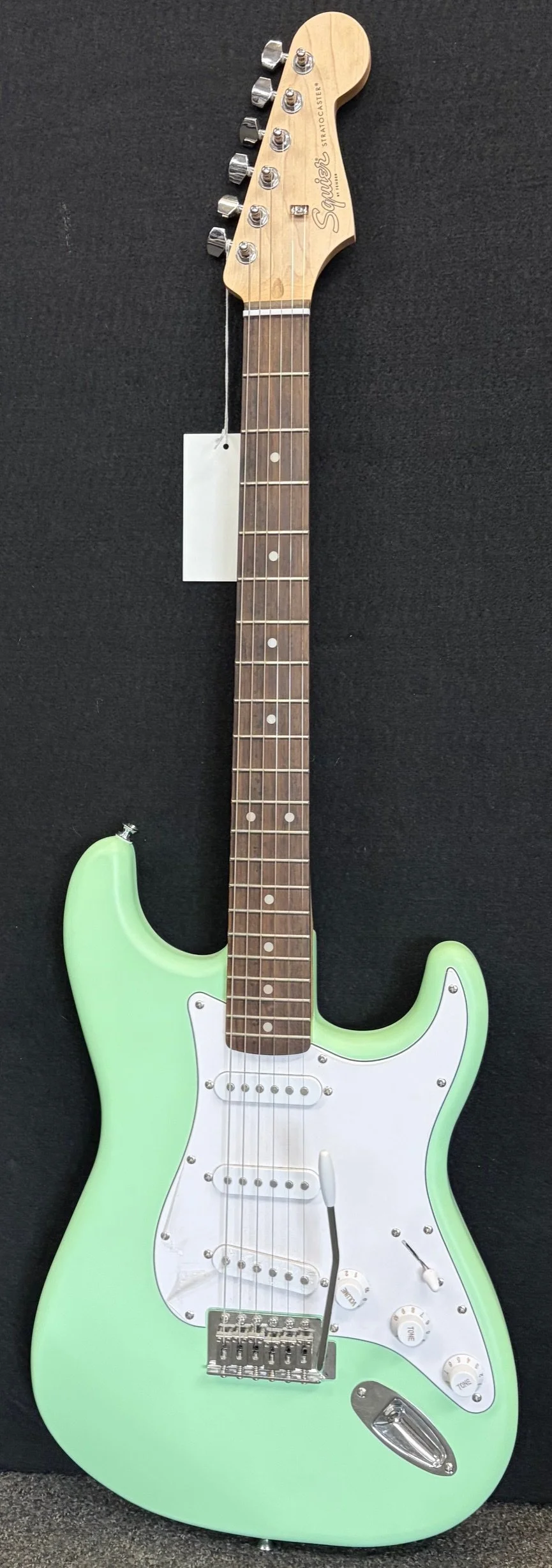 Used Squier FSR Strat-Satin Seafoam Green