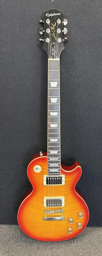 Used Epiphone Les Paul 60's Tribute Plus- Cherry Sunburst with case