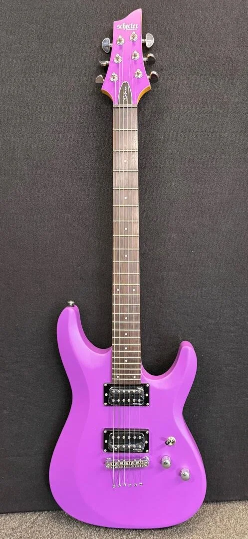 Schecter C-6 Deluxe- Satin Purple