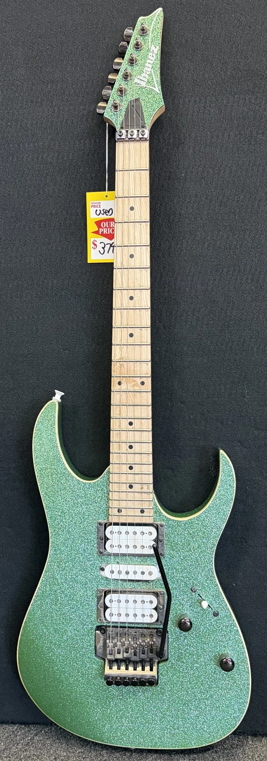 Used Ibanez RG470-Turquoise Sparkle