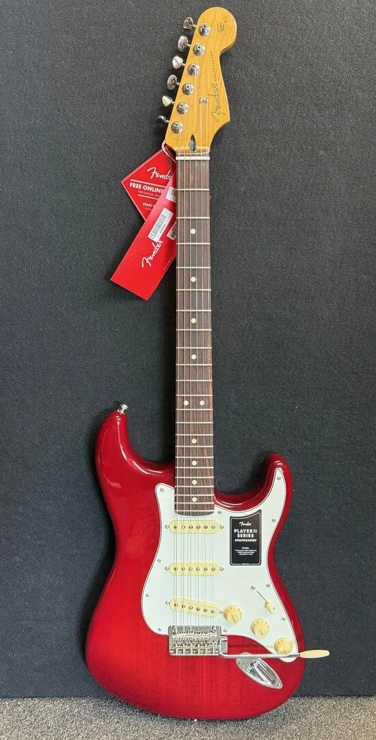 Fender Player II Strat- Transparent Cherry Red