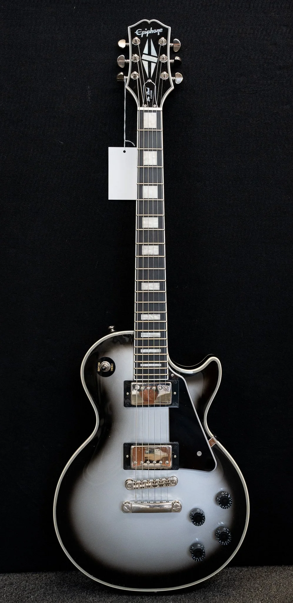 USED Epiphone Les Paul Custom - Silver Burst