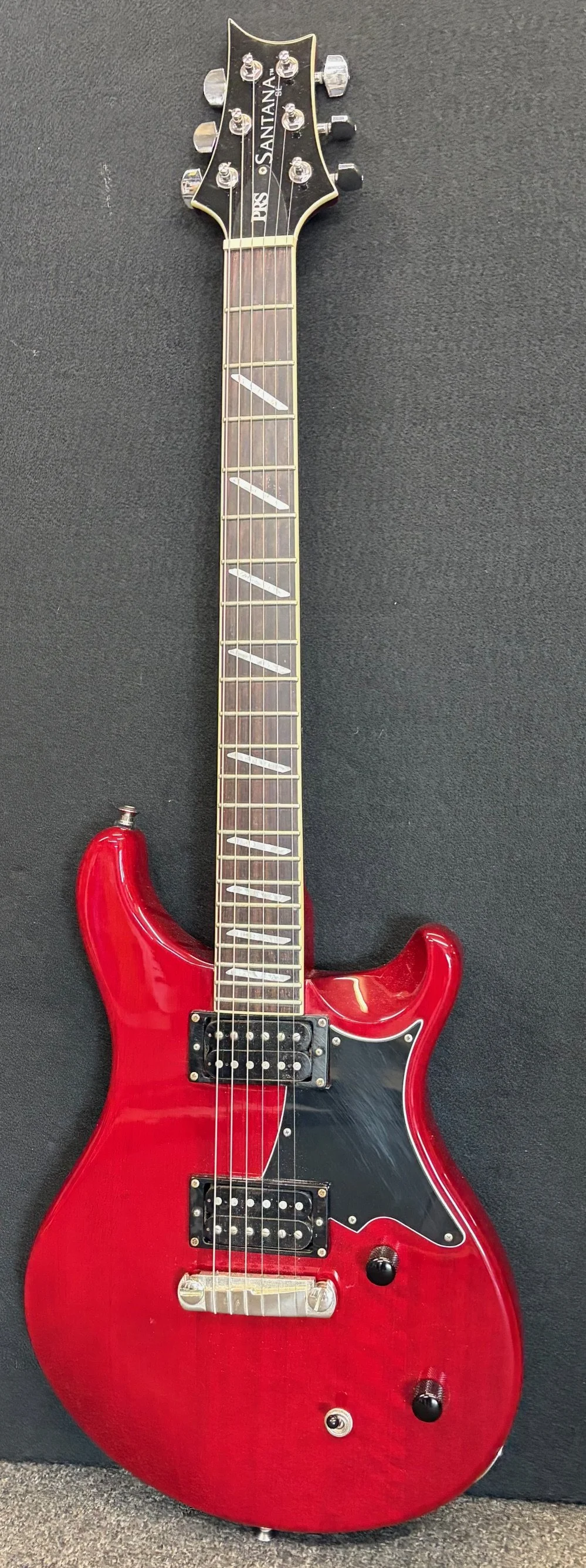 Used PRS SE Santana- Cherry with Deluxe Bag