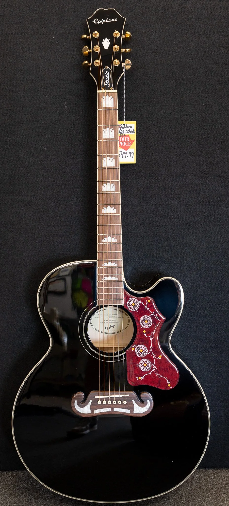 Epiphone j200 Studio - Black