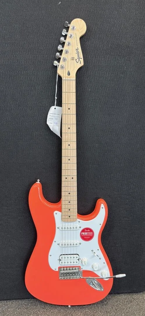 Squier Sonic Strat HSS- Tahitian Coral