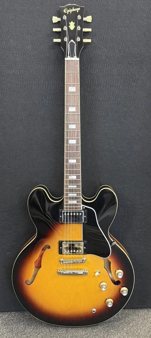 Used Epiphone Inspired by Gibson Custom 62 ES-335- Sunburst with case